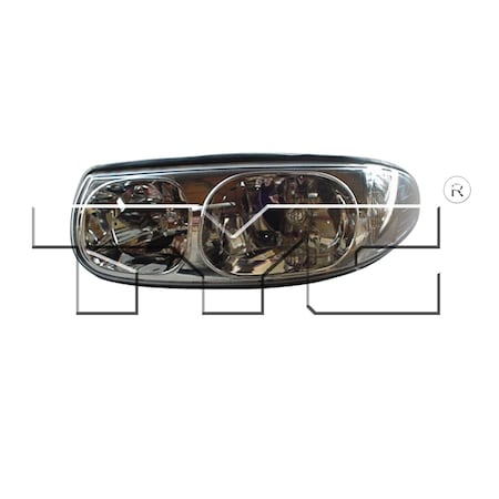 Tyc 00-05 Bk Le Sbr (Fluted Surface/Custom) Head Lamp, 20-5874-90 20-5874-90